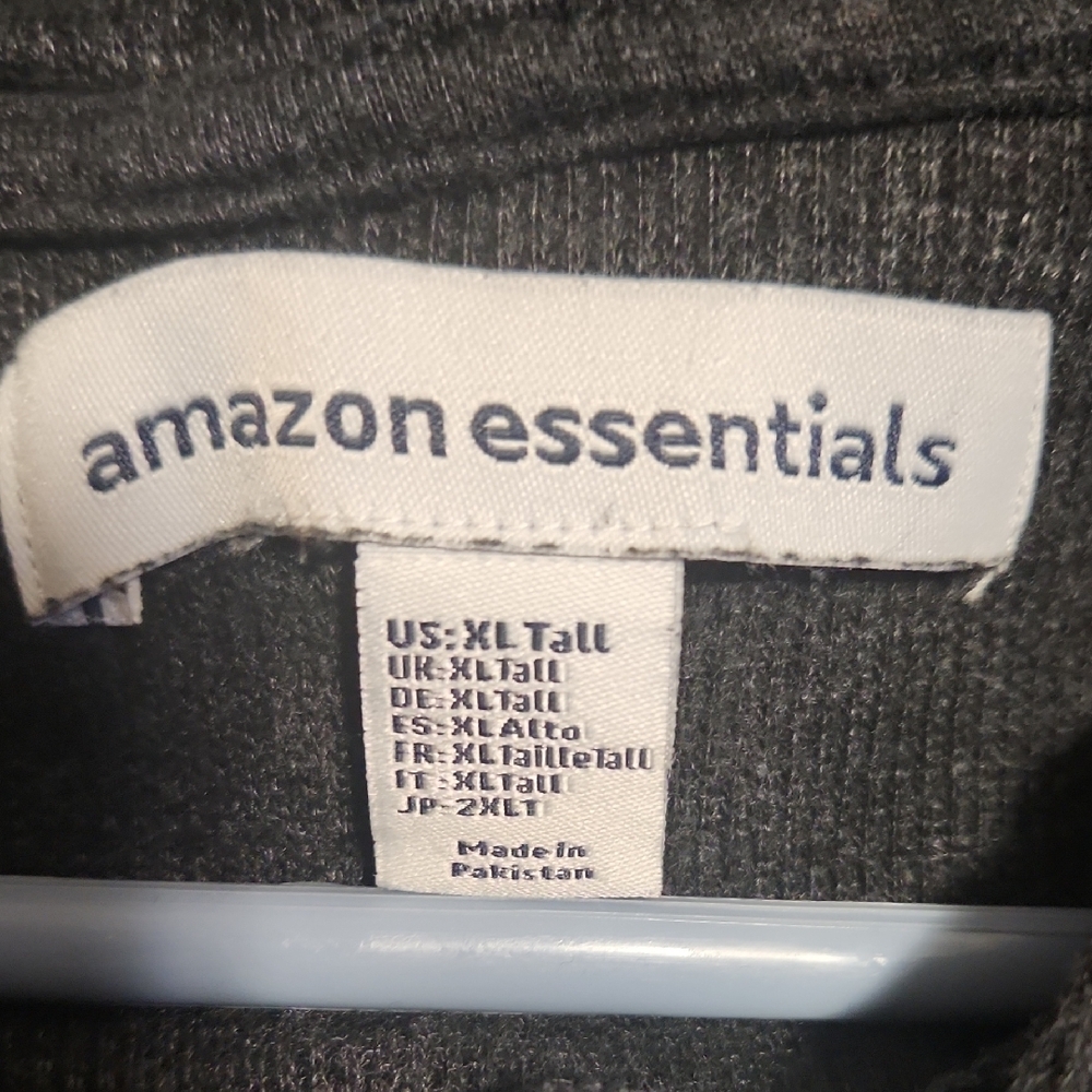 Amazon Essentials Dark Gray Hooded Thermal Extra Large Tall - Picture 2 of 4
